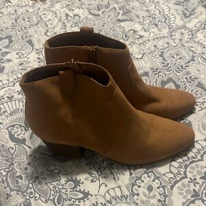Old Navy Tan Ankle Booties